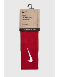 Nike fascia per capelli Fury 3.0 colore rosso