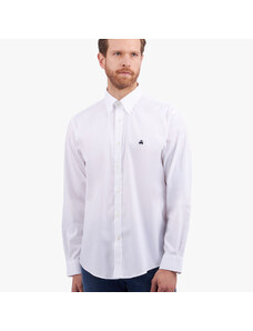 Brooks Brothers Camicia casual Regular Fit non-iron in cotone Supima elasticizzato bianco con colletto button-down - male Camicie sportive Bianco S