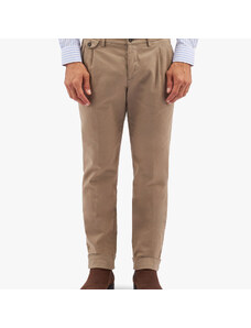 Brooks Brothers Pantalone chino in cotone elasticizzato kaki - male Pantaloni casual Khaki 31