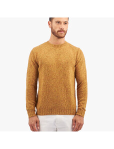 Brooks Brothers Maglione giallo girocollo in misto alpaca/lana sostenibile - male Maglieria Giallo S