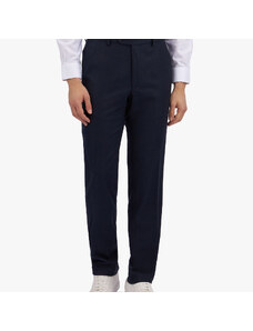 Brooks Brothers Pantalone navy in misto lana, vestibilità regular e linea frontale piatta - male Pantaloni Navy 36