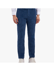 Brooks Brothers Pantalone blu in velluto a coste di cotone elasticizzato - male Pantaloni casual Denim 30