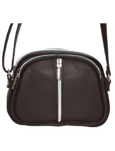 Leather Trend Fenu - Flap Bag da Donna Testa di Moro In Vera Pelle