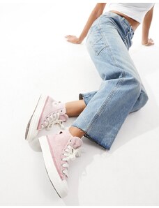 Converse - Chuck 70 Hi - Sneakers alte in lana rosa