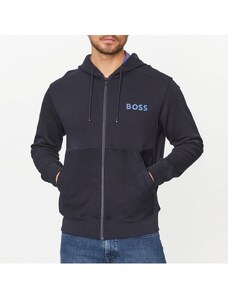 Hugo Boss BOSS - Felpa Zedoublehood - Colore: Blu,Taglia: S