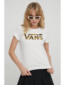 Vans t-shirt in cotone donna colore beige
