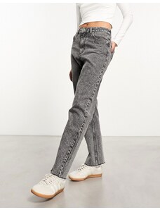 ASOS DESIGN - Jeans anni '90 corti dritti grigio chiaro