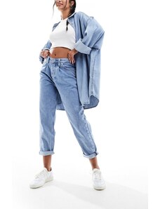 Calvin Klein Jeans - Jeans baggy lavaggio medio-Blu