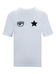 CHIARA FERRAGNI 72CBHT18CJT00 003 T-shirt-S Bianco Cotone