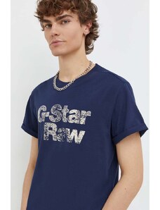G-Star Raw t-shirt in cotone uomo colore blu navy