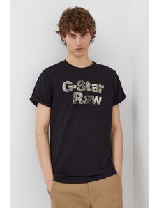 G-Star Raw t-shirt in cotone uomo colore nero