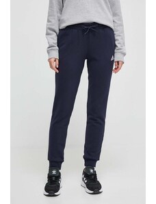 adidas pantaloni da jogging in cotone colore blu navy IC6869