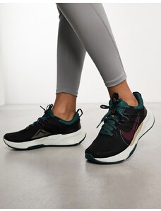 Nike Running - Juniper Trail 2 - Sneakers nere e blu navy-Nero