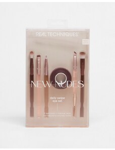 Real Techniques - New Nudes Daily Swipe - Kit per gli occhi-Nessun colore