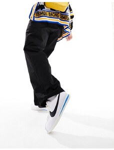 Nike - Cortez - Sneakers in pelle bianche, nere e blu-Bianco