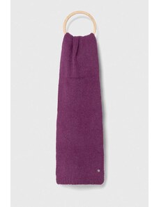 Granadilla sciarpacon aggiunta di lana colore violetto
