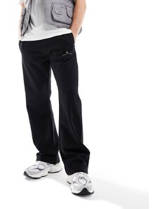 Good For Nothing - Joggers regular fit neri con logo-Nero