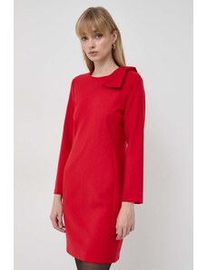 Marella vestito con aggiunta di lana colore rosso
