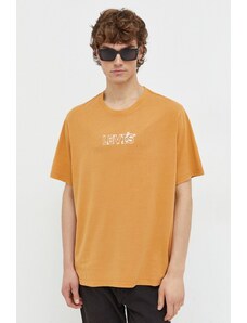 Levi's t-shirt in cotone uomo colore arancione