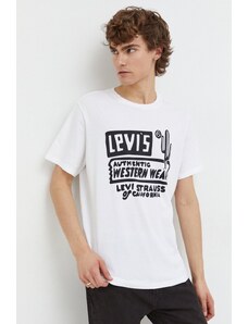 Levi's t-shirt uomo colore bianco
