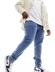Levi's Big & Tall - 512 - Jeans slim affusolati lavaggio blu medio