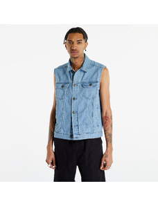 Gilet Jeans Uomo YOUTHUP Vintage - Giacca Senza Maniche Strappata Con Bottoni - Foto 4