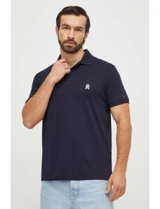 Tommy Hilfiger polo in cotone colore blu navy