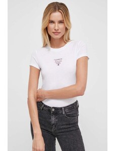 Tommy Jeans t-shirt donna colore bianco