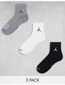 Jordan - Everyday - Confezione da 3 paia di calzini multicolore ammortizzati