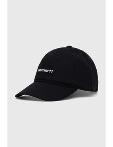 Carhartt WIP berretto da baseball in cotone colore nero con applicazione