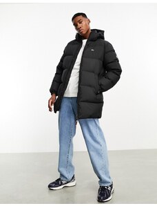 Tommy Jeans - Essential - Parka nero in piuma