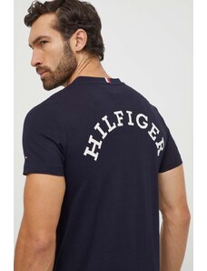 Tommy Hilfiger t-shirt in cotone uomo colore blu navy