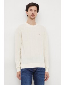 Tommy Hilfiger maglione in cotone colore beige
