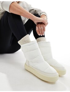 Tommy Jeans - Stivali invernali da neve color crema-Bianco