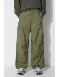 Maharishi pantaloni Oversized Tobi Cargo Snopants uomo colore verde 4615.OLIVE
