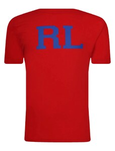 Polo Ralph Lauren t-shirt in cotone per bambini colore rosso