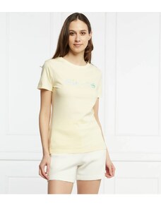 Top, t-shirt e canottiere gialli da donna Guess, Collezione Autunno 2023 