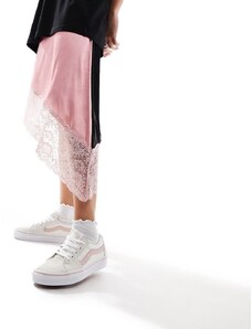 Vans - SK8-Lo - Sneakers basse bianco sporco e rosa