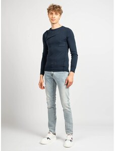 Maglia dolcevita Trussardi jeans uomo in alpaca bianco panna