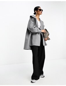 & Other Stories - Giacca oversize in misto lana grigio