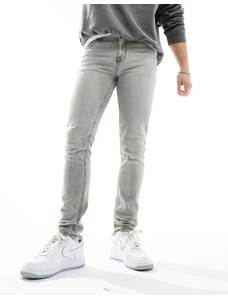ASOS DESIGN - Jeans skinny lavaggio grigio-Nero