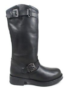 Personal Stivali Biker Boots Alti B5002 - Nero 