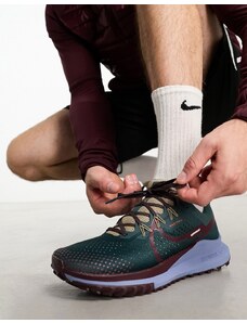 Nike Running - React Pegasus Trail 4 - Sneakers kaki e viola
