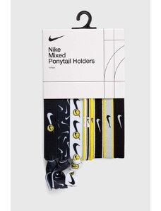 Nike elastici per capelli pacco da 9 colore nero