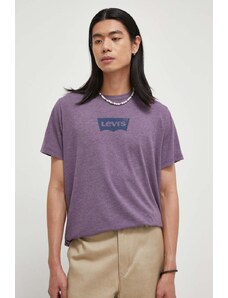 Levi's t-shirt uomo colore violetto