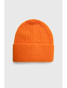 American Vintage berretto in misto lana colore arancione