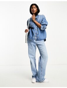 & Other Stories - Brooke - Camicia giacca di jeans blu oversize