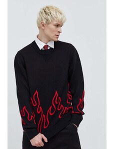 HUGO maglione in lana uomo colore nero