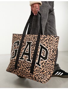 GAP - Austin XL - Borsa shopping leopardata-Multicolore