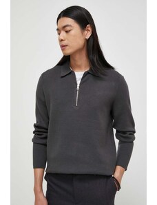 Samsoe Samsoe maglione uomo colore grigio